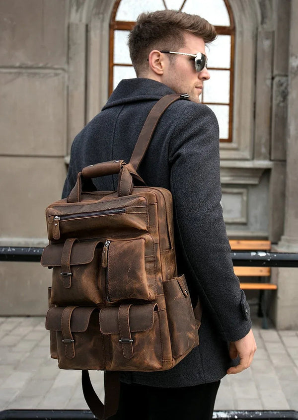 The Shelby | Mochila de cuero artesanal