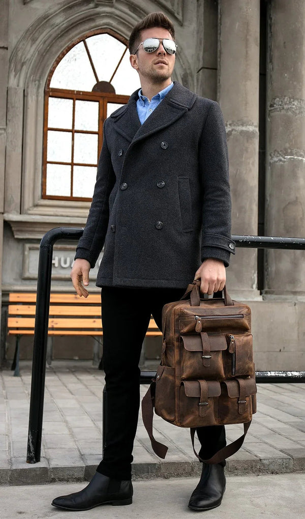 The Shelby | Mochila de cuero artesanal