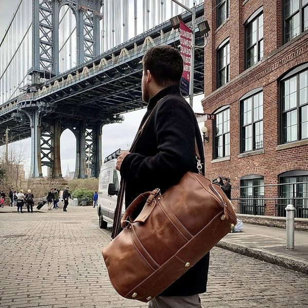 The Dagny | Bolso de viaje de cuero artesanal