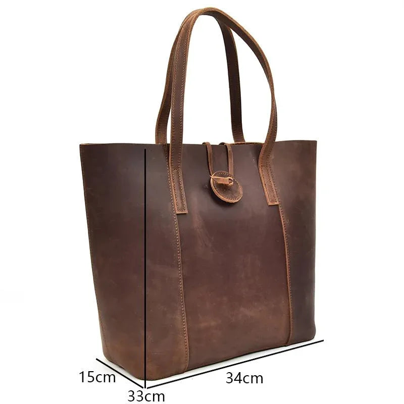 The Taavi Tote | Cartera Tote de cuero artesanal