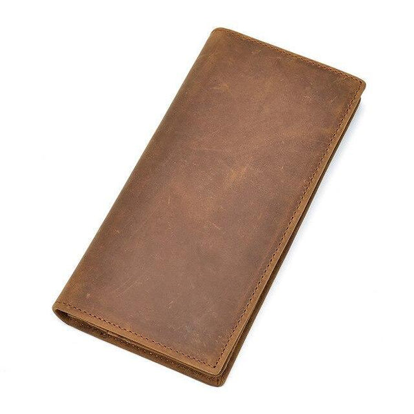 The Pathfinder | Billetera bifold de cuero artesanal