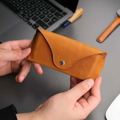 Rochester | Estuche para anteojos de cuero artesanal